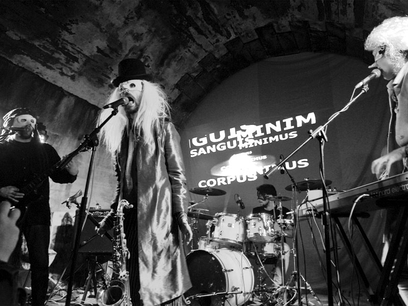 Kabaret Dr. Caligariho s projektem Chopinovo vzkříšení, Krákor 2013, foto © Vladimír Sabo