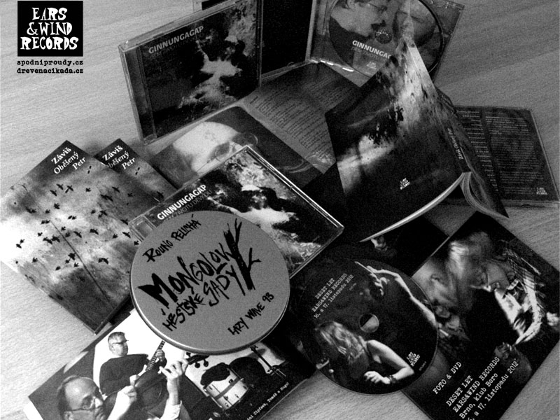 Novinky Ears&Wind Records, zima 2013. CD Mongolovy městské sady a Ginnungagap, DVD 10let Ears&Wind Records a Záviš