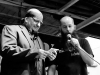 Fido a Pepa uvádí do života CD Kolben - Kavlík and Friends - CD Žití strůjce. Festival Napříč, Skalákův mlýn, srpen 2016. Foto Maryen