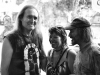 Mirek Olšanský, gazela a Miky Marusjak. Festival Napříč - konec léta 2015, Meziříčko u Želetavy. Foto Zdeněk Vykydal