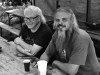 Milan Erben a Kozlík. Festival Napříč - konec léta 2015, Meziříčko u Želetavy. Foto Zdeněk Vykydal