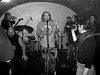 Ivoš Krejzek křtí mongolské Rouno. Les - Krákor retrospektiva, 29. a 30. listopadu 2013, Brno - klub Boro, foto archiv Ivoše Krejzka