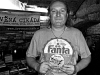 Šťastný majitel Rouna. Les - Krákor retrospektiva, 29. a 30. listopadu 2013, Brno - klub Boro, foto archiv Ivoše Krejzka