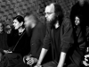 Pohledu do sálu vévodí Jakub Žid. Les - Krákor retrospektiva, 29. a 30. listopadu 2013, Brno - klub Boro, foto Zdeněk Vykydal