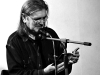 Záviš čte z Oběšeného Petra. Les - Krákor retrospektiva, 29. a 30. listopadu 2013, Brno - klub Boro, foto Maryen