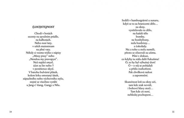 Kniha Jakuba Urbance - ukázka sazby