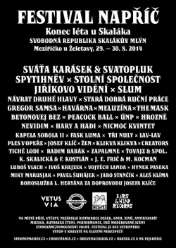 NAPŘÍČ 2014, Skalákův mlýn u Meziříčka, konec léta