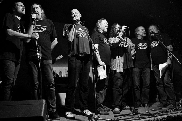 Sbor břežanských kastrátů. Potulný dělník 2015, Brno - RC Brooklyn. Foto Zdenek Vykydal