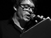 Ivo Stefan (Lázně Kobalt), taktéž Ginnungagap a nová tvář Skrytého půvabu byrokracie. Potulný dělník 2015, Brno - RC Brooklyn. Foto Zdenek Vykydal