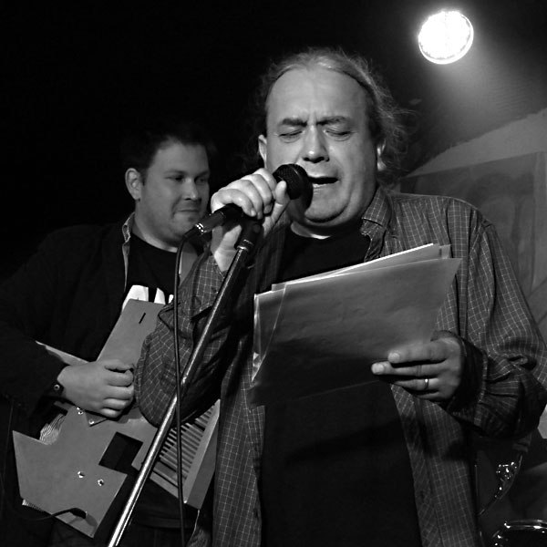Ivan Motýl, Potulný dělník 2014 - festival poesie, Brno, RC Brooklyn 16.-18.11.2014. Foto Jan Drbal
