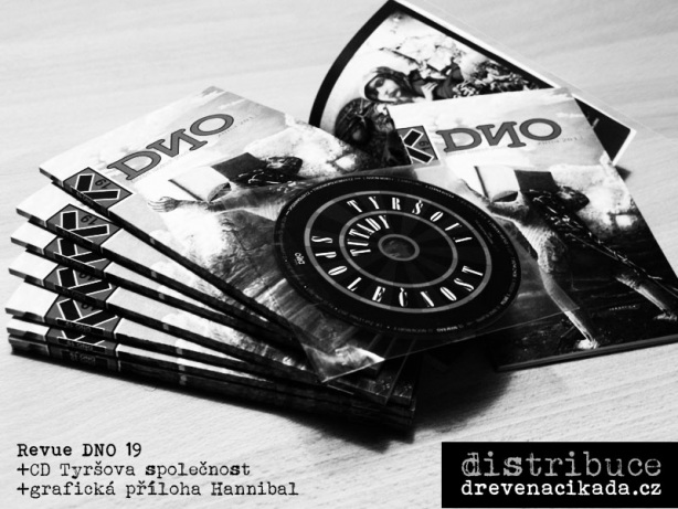 Revue DNO 19 - časopis spodních proudů+CD Tyršova společnost a grafická příloha Hannibal